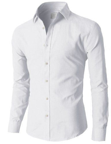 slim fit dress slacks Boys Dress Shirts by Alviso in White - Slim Fit main image 1