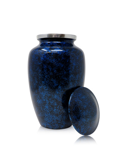 Royal Forest Blue Cremation Urn for Human Ashes