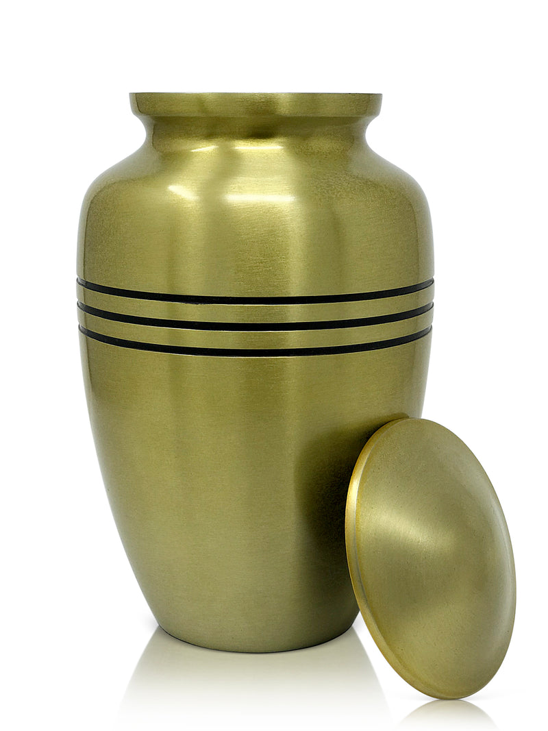 SmartChoice Classic Gold Urns with 3 Lines design