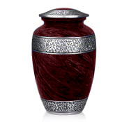 Deep Red Cremation Urn for Ashes – Funeralwise Store