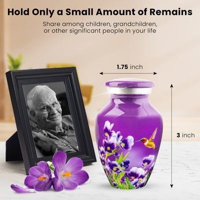 Urn Keepsake for Ashes Cremation Urn Keepsake for Human Ashes - Affordable Funeral Keepsake Urn for Ashes Handcrafted Urn