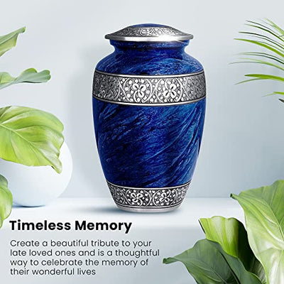 Urn for Human Ashes Adult Memorial urn Funeral Cremation Urns Large Burial Urns for Ashes