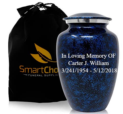 SmartChoice Personalized Cremation Urns for Human Ashes Adult