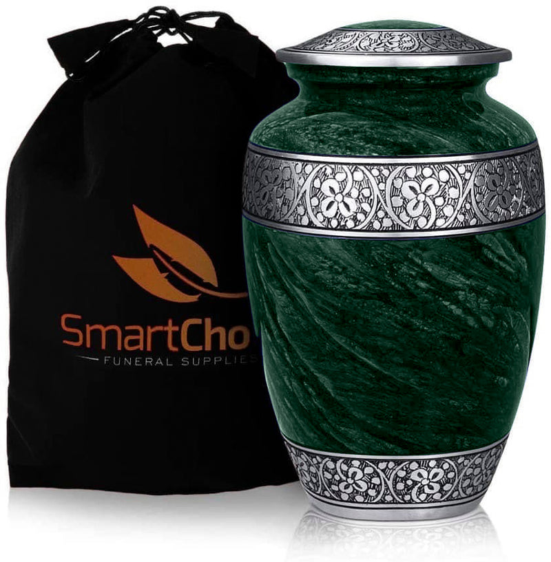 Cremation Urn Human Ashes  Green)